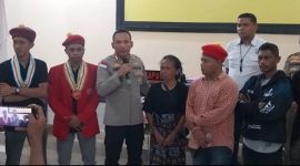 Aksi PMKRI Maumere di Polres Sikka