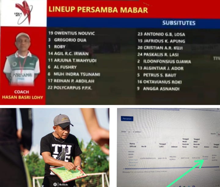 Coach Basri Lohy Desak ASPROV dan Komdis PSSI NTT Diskualifikasi Klub Persamba dari Liga 4 ETMC 2025 (foto Basri Lohy)