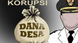 Ilustrasi korupsi Dana Desa