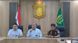 Konferensi Pers Capaian kinerja Kejaksaan RI (foto isth)