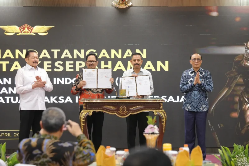 Persaja–IKAHI Teken MoU, Perkuat Sinergi Jaksa dan Hakim untuk Transformasi Peradilan (Dok.istimewa) 