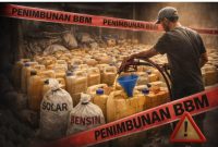 Gambar Ilustrasi Penimbun BBM, Jenis Solar dan Bensin