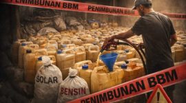 Gambar Ilustrasi Penimbun BBM, Jenis Solar dan Bensin