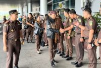Rombongan Tim Inspeksi dari Jaksa Agung Muda Bidang Pengawasan (Jamwas) Disambut Langsung Kepala Kejari Manggarai Barat dan Jajarannya (Dok.istimewa)
