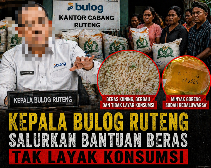 Ilustrasi Bantuan Pangan Beras (foto Flobamor.com)