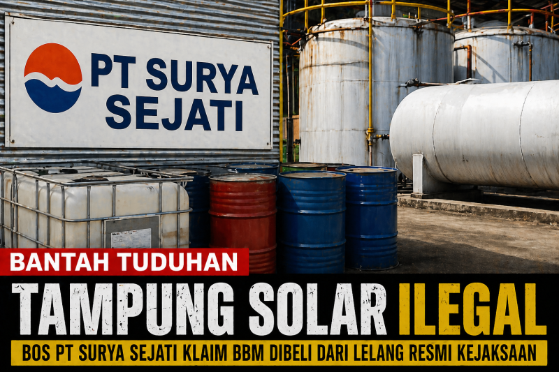 Gambar ilustrasi dugaan penimbunan BBM ilegal