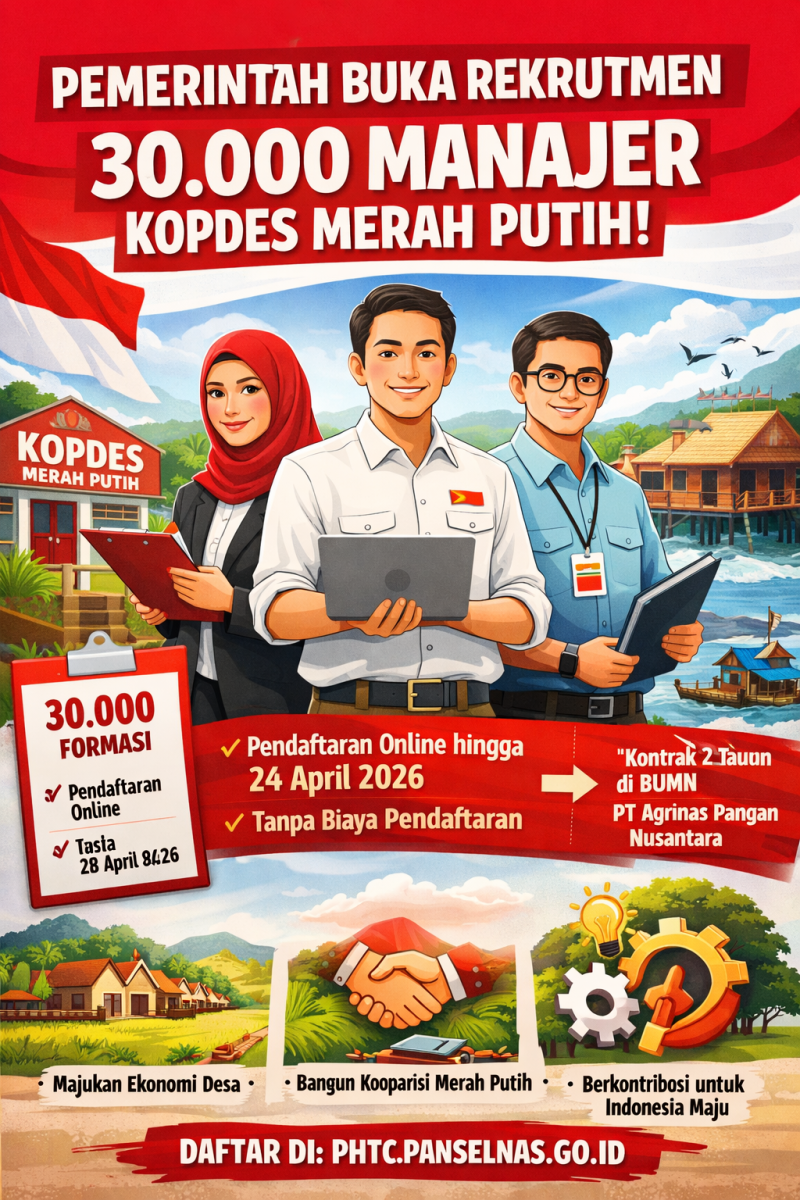Ilustrasi Rekrutan Koperasi Desa Merah Putih (Dok.istimewa) 