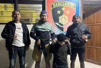 Pelaku RHK saat diamankan tim Resmob Polres Kupang (Dok.istimewa)