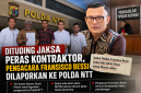 Tim advokat Gusti Piston yang terdiri dari Bildad Torino, M. Thonak, Nikolas Ke Lomi, Leo Lata Open, dan Yefta O. Djahasana, melaporkan Kuasa hukum Fransisco Fernando Bessi ke Polda NTT, pada Kamis (30/4/2026) (Dok.istimewa)