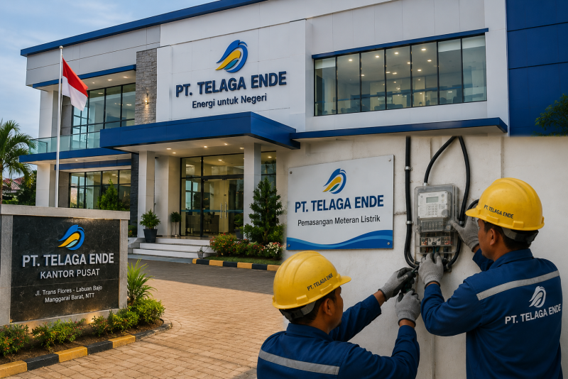 Ilustrasi Kantor PT Telaga Ende (Dok.flobamor.com)