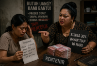 Gambar ilustrasi rentenir