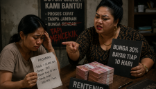 Gambar ilustrasi rentenir