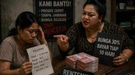 Gambar ilustrasi rentenir