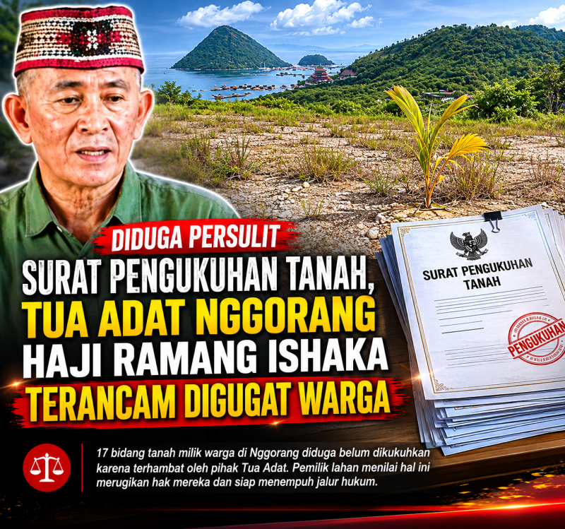 Tua Adat Nggorang, Haji Ramang Ishaka (Dok.istimewa)