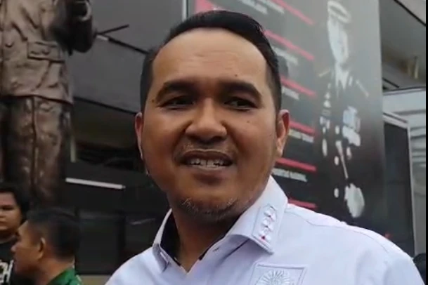 Kejari Medan, Ridwan Sujana Angsar usai konferensi pers di Polrestabes Medan, Rabu, 10 Juni 2026 (Dok istimewa)