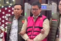 Komisaris PT Yasa Artha Trimanunggal (YAT), Andri Mulyono resmi ditetapkan sebagai tersangka dalam kasus dugaan korupsi pengadaan motor listrik dilingkungan program Makan Bergizi Gratis (MBG), Jumat (12/6/2016 (Dok.istimewa)