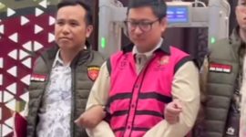 Komisaris PT Yasa Artha Trimanunggal (YAT), Andri Mulyono resmi ditetapkan sebagai tersangka dalam kasus dugaan korupsi pengadaan motor listrik dilingkungan program Makan Bergizi Gratis (MBG), Jumat (12/6/2016 (Dok.istimewa)