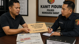 Ilustrasi pengaduan kasus dugaan tindak pidana penipuan