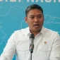 Kepala Badan Gizi Nasional (BGN) Sudaryono didampingi Wakil Kepala BGN Agustina Arumsari dan Trenggono memberikan keterangan pers terkait perkembangan Makan Bergizi Gratis (MBG) di Kantor Badan Gizi Nasional, Jakarta, Senin (27/7/2026)