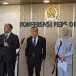 Wakil Ketua DPR Saan Mustopa (tengah) menjelaskan target pengesahan Rancangan Undang-Undang (RUU) Perampasan Aset. Menurutnya, pembahasan RUU tersebut diupayakan rampung pada 2026 karena telah masuk Program Legislasi Nasional (Prolegnas) Prioritas tahun ini. (Dok Istimewa)