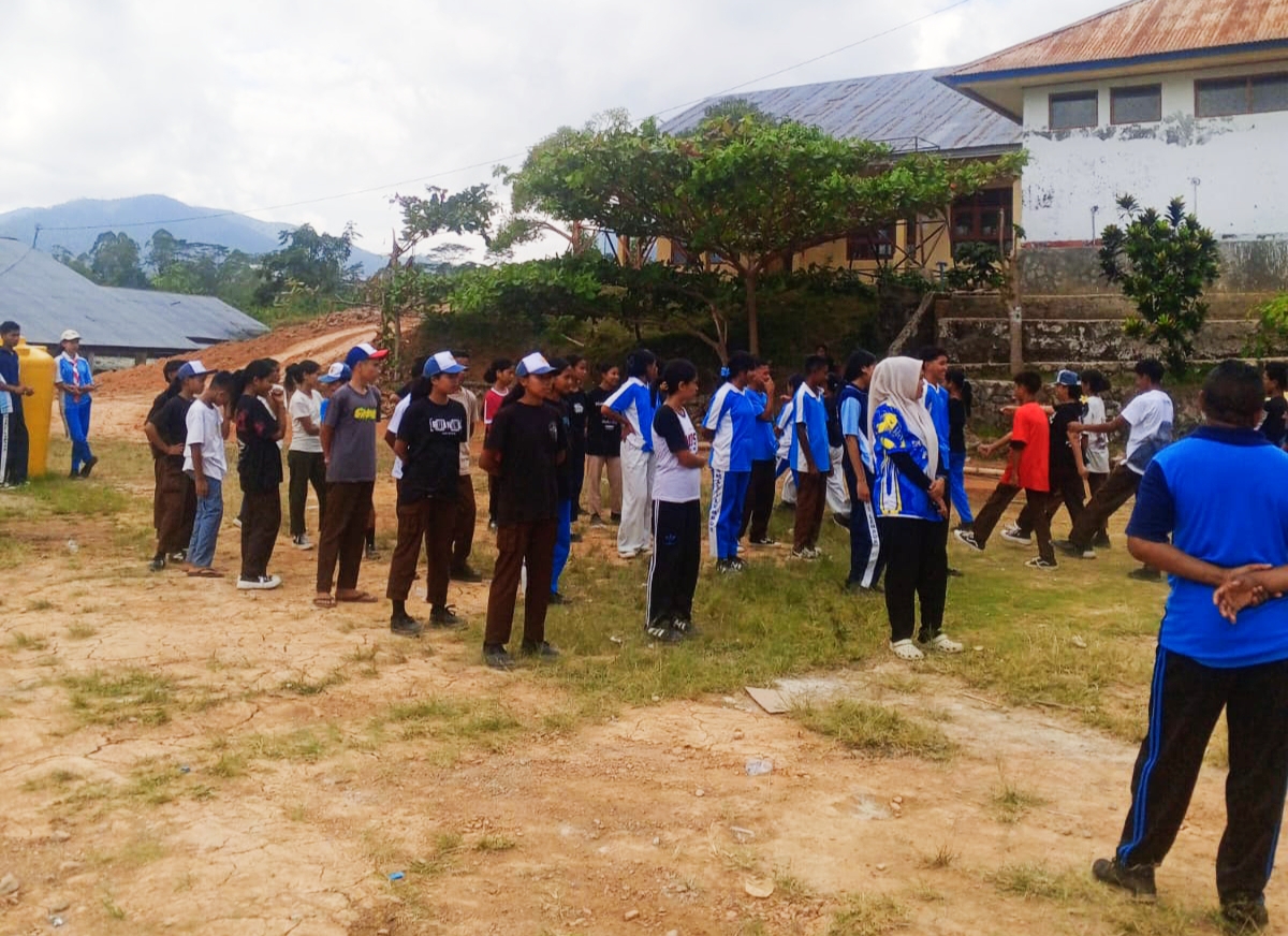 67 peserta didik baru SMKN 1 Lembor Tahun Ajaran 2026-2027 (Foto.Dok: Bonefasius Jatang)