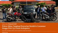 Polres Sikka Tangkap Pencurian Residivis Curanmor hingga Pick Up Lintas Kabupaten (Foto:Dok.Flobamor.com)