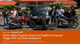 Polres Sikka Tangkap Pencurian Residivis Curanmor hingga Pick Up Lintas Kabupaten (Foto:Dok.Flobamor.com)