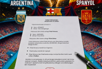 Surat penyataan taruhan jelang Final Piala Dunia 2026, Argentina  VS Spanyol, Senin (20/7/2026) Dini hari, PKL 03.00 WIB.