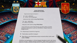 Surat penyataan taruhan jelang Final Piala Dunia 2026, Argentina  VS Spanyol, Senin (20/7/2026) Dini hari, PKL 03.00 WIB.