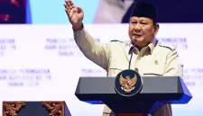 Presiden Prabowo Subianto di acara Puncak Perayaan Hari Koperasi Nasional Ke-79 Tahun 2026 di Indonesia Arena, Gelora Bung Karno, Jakarta, Minggu (12/7/2026).