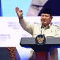Presiden Prabowo Subianto di acara Puncak Perayaan Hari Koperasi Nasional Ke-79 Tahun 2026 di Indonesia Arena, Gelora Bung Karno, Jakarta, Minggu (12/7/2026).