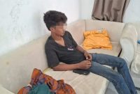 Bobol Rumah Kosong, Pria berinisial IM (21)Malah Ketiduran Usai Kelelahan Mencari Barang Berharga! Bangun-Bangun Sudah Dikepung Warga, (Foto Dok.isth)