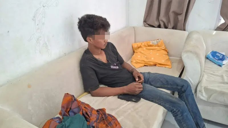 Bobol Rumah Kosong, Pria berinisial IM (21)Malah Ketiduran Usai Kelelahan Mencari Barang Berharga! Bangun-Bangun Sudah Dikepung Warga, (Foto Dok.isth)