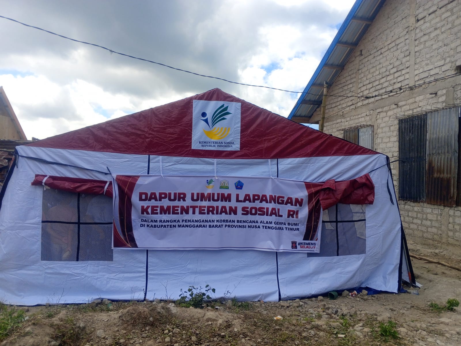 392 Rumah di Pong Majok Rusak Diguncang Gempa, Kades Soroti Dapur Umum Kemensos