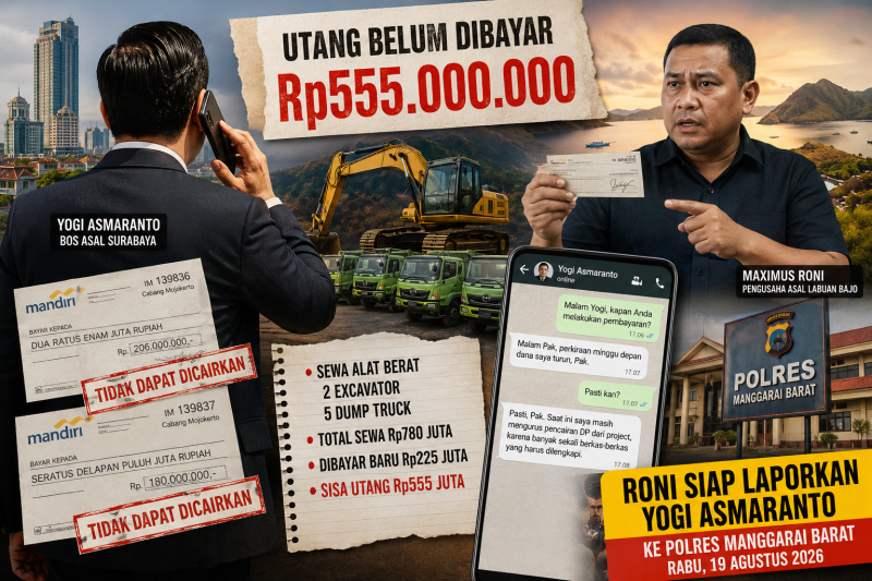 Gambar ilustrasi kasus dugaan Penipuan dan utang piutang (foto: Dok.Flobamor.com)