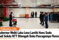 Gubernur Melki Lantik Fransiskus Sales Sodo sebagai Sekda NTT, Jumat (28/8/2026)