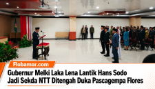 Gubernur Melki Lantik Fransiskus Sales Sodo sebagai Sekda NTT, Jumat (28/8/2026)