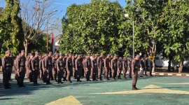 Kejaksaan Tinggi Nusa Tenggara Timur (Kejati NTT) memperingati Hari Lahir Kejaksaan Republik Indonesia ke-81 yang digelar di Lapangan Upacara Kejati NTT, Rabu (2/9/2026) pagi. (Foto:Doc. Flobamor.com)

