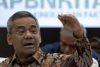 Foto: Menteri Keuangan Indonesia Suahasil Nazara menyampaikan pemaparan APBN KiTA di Kementerian Keuangan di Jakarta, 18 September 2026.