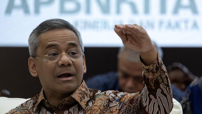 Foto: Menteri Keuangan Indonesia Suahasil Nazara menyampaikan pemaparan APBN KiTA di Kementerian Keuangan di Jakarta, 18 September 2026.