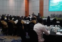 Kejati NTT bersaman Balai Penjaminan Mutu Pendidikan (BPMP) Provinsi NTT menggelar rapat sosialisasi pencegahan korupsi anggaran pembangunan revitalisasi sekolah yang berlangsung di Hotel Harper Kupang, Senin (12/10/2026). Foto: Doc.isth.