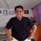 Yogi Indrawan, Ketua Panitia Messah Cup III saat menyampaikan Klarifikasi terkait video kericuhan dari tiga klub menyusul Polemik  antara tim GPSL melawan Primajaya dalam perebutan tiket 8 besar. (Foto: Redaksi Flobamora.com)