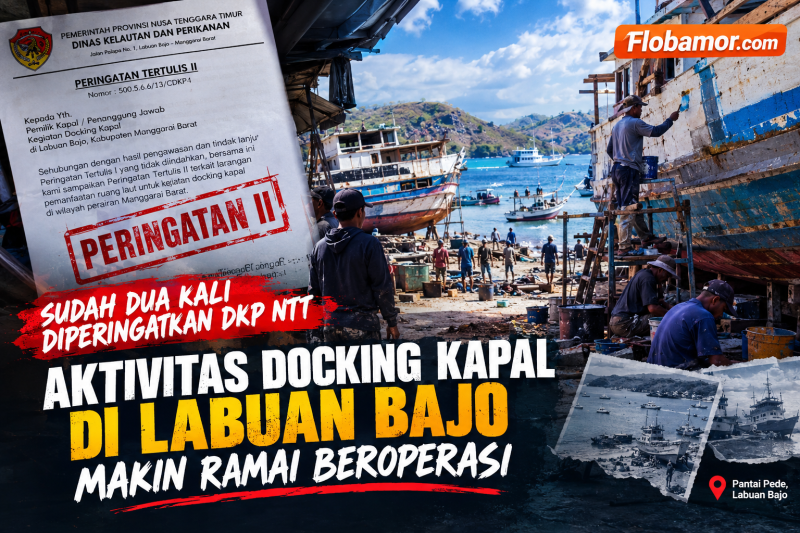 Foto: ilustrasi Docking Kapal yang diduga tidak berizin.